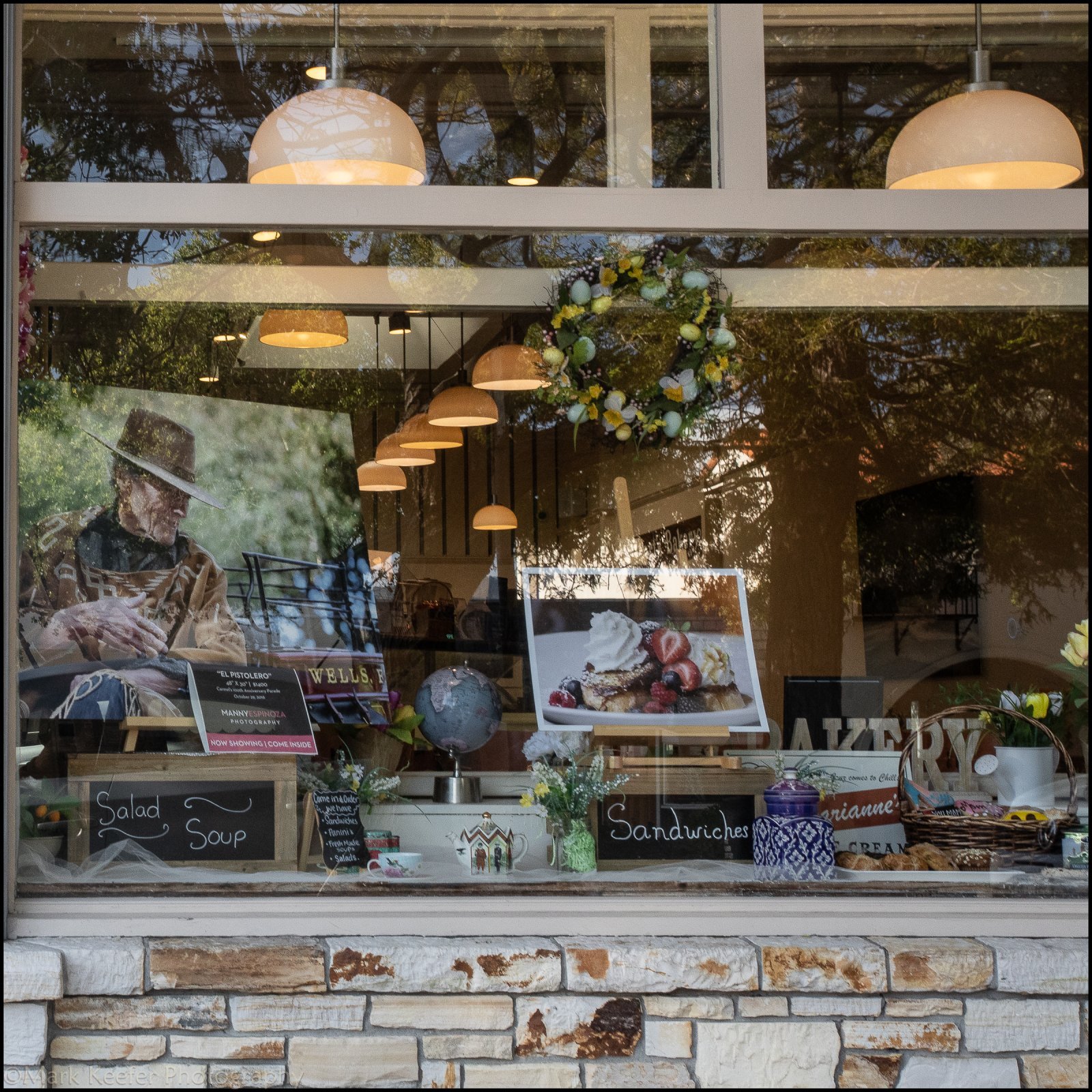 Bakery Shop WIndow Carmel By the Sea
